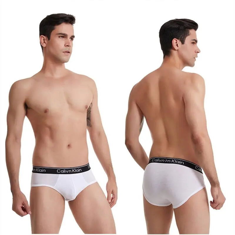 5 pçs cueca masculina respirável de seda.